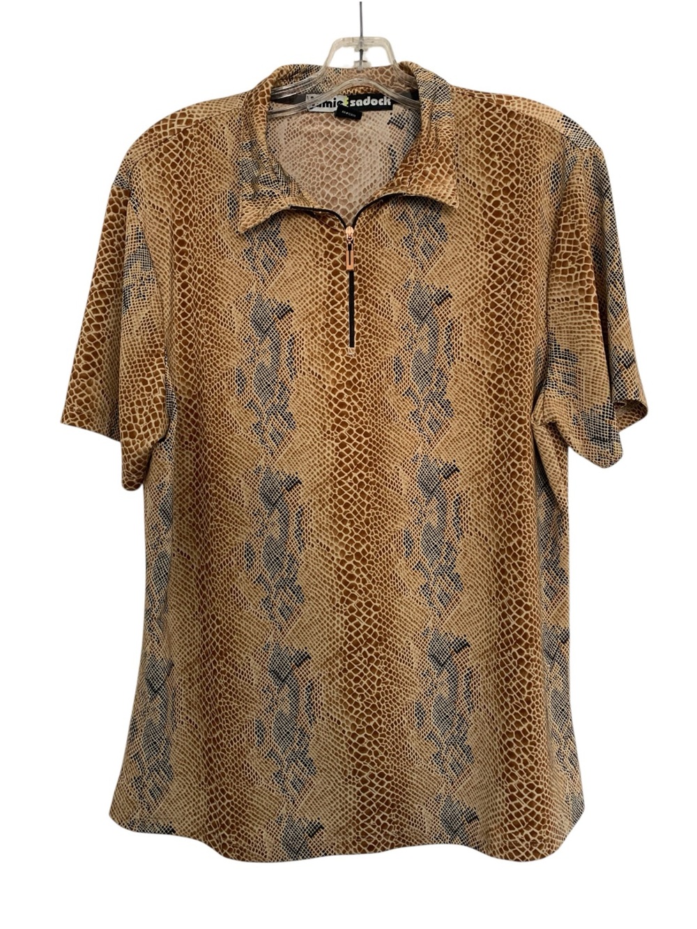 Jamie Sadock Top Snake Skin Pattern Size XL